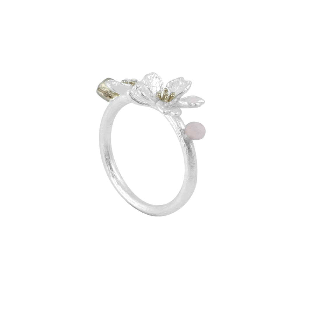 Ring Haiku's Sakura - Silver