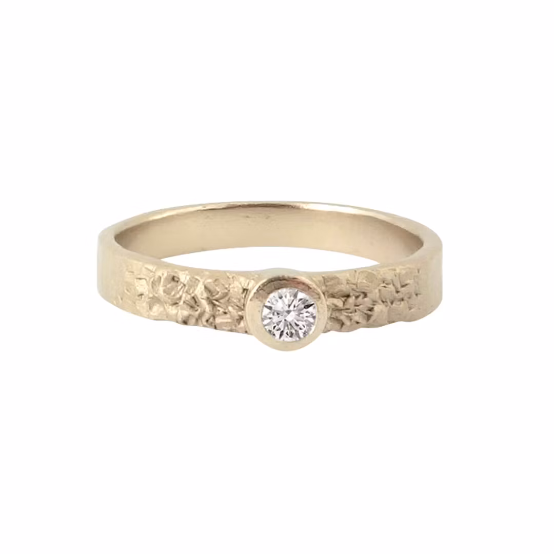 Misty Forest "Éclat" Ring - Förgyllt med 14K Guld