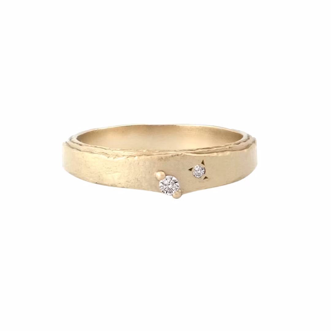 Misty Forest "Ammil" Ring - Förgyllt med 14K Guld