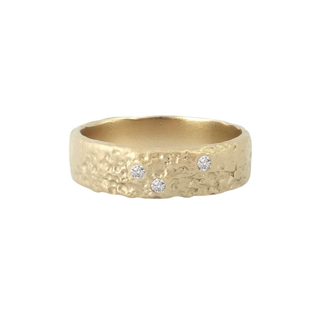 Misty Forest "Fields" Ring - Förgyllt med 14K Guld