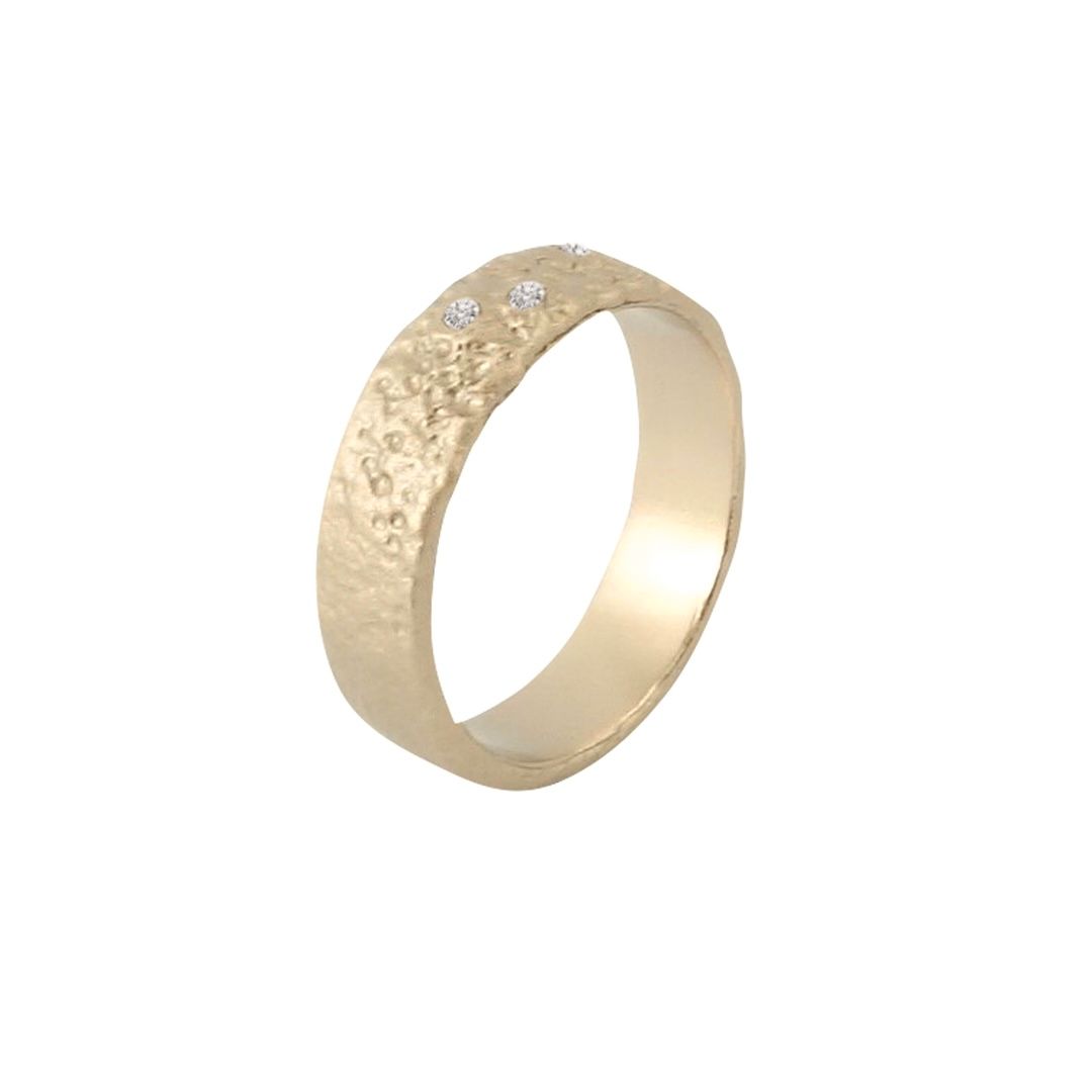 Misty Forest "Fields" Ring - Förgyllt med 14K Guld