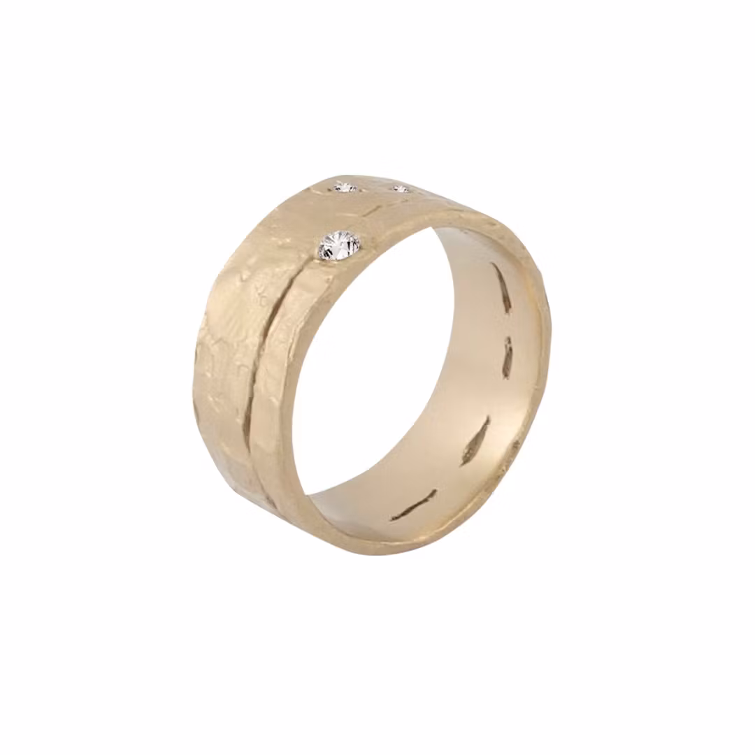 Misty Forest "Horizon" Ring - Förgyllt med 14K Guld