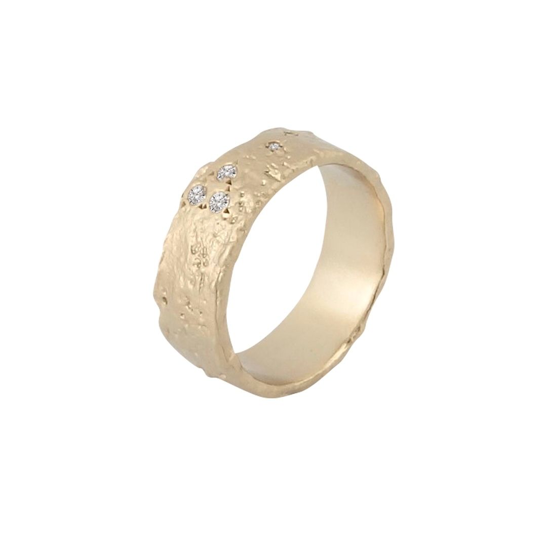 Misty Forest Starshine Ring - 14K Gold