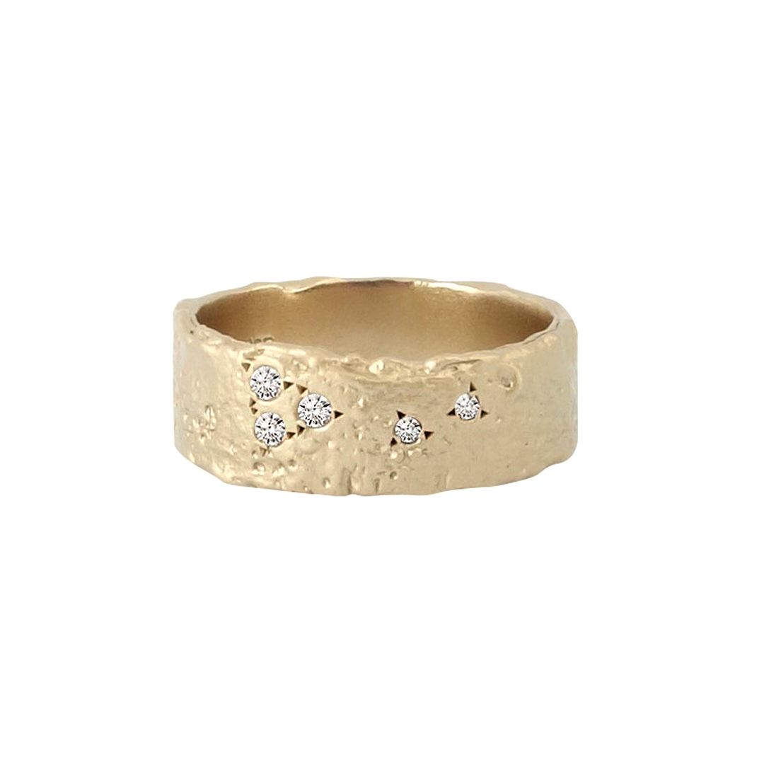 Misty Forest Starshine Ring - 14K Gold