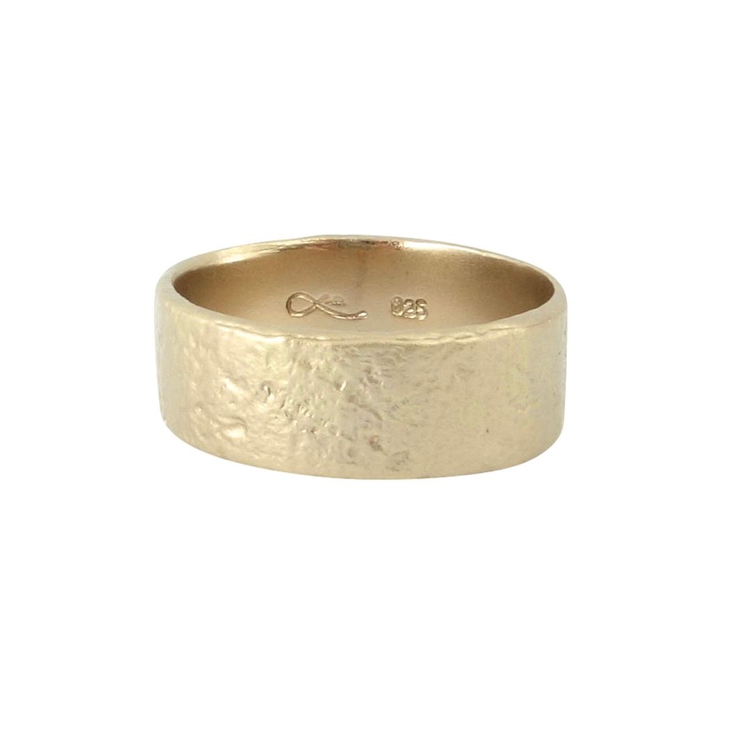 Misty Forest "Cotton" Mens Ring - Förgyllt med 14K Guld