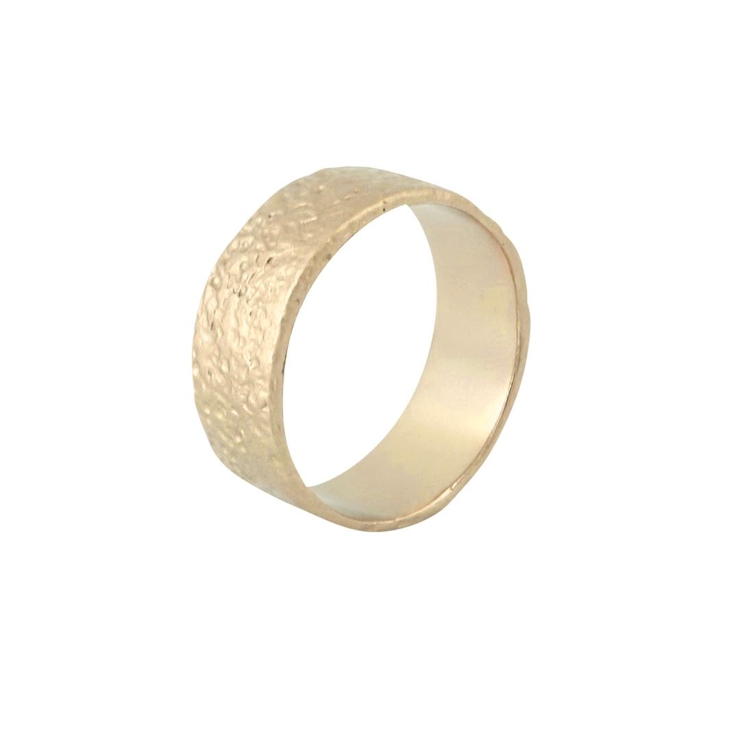 Misty Forest "Cotton" Mens Ring - Förgyllt med 14K Guld