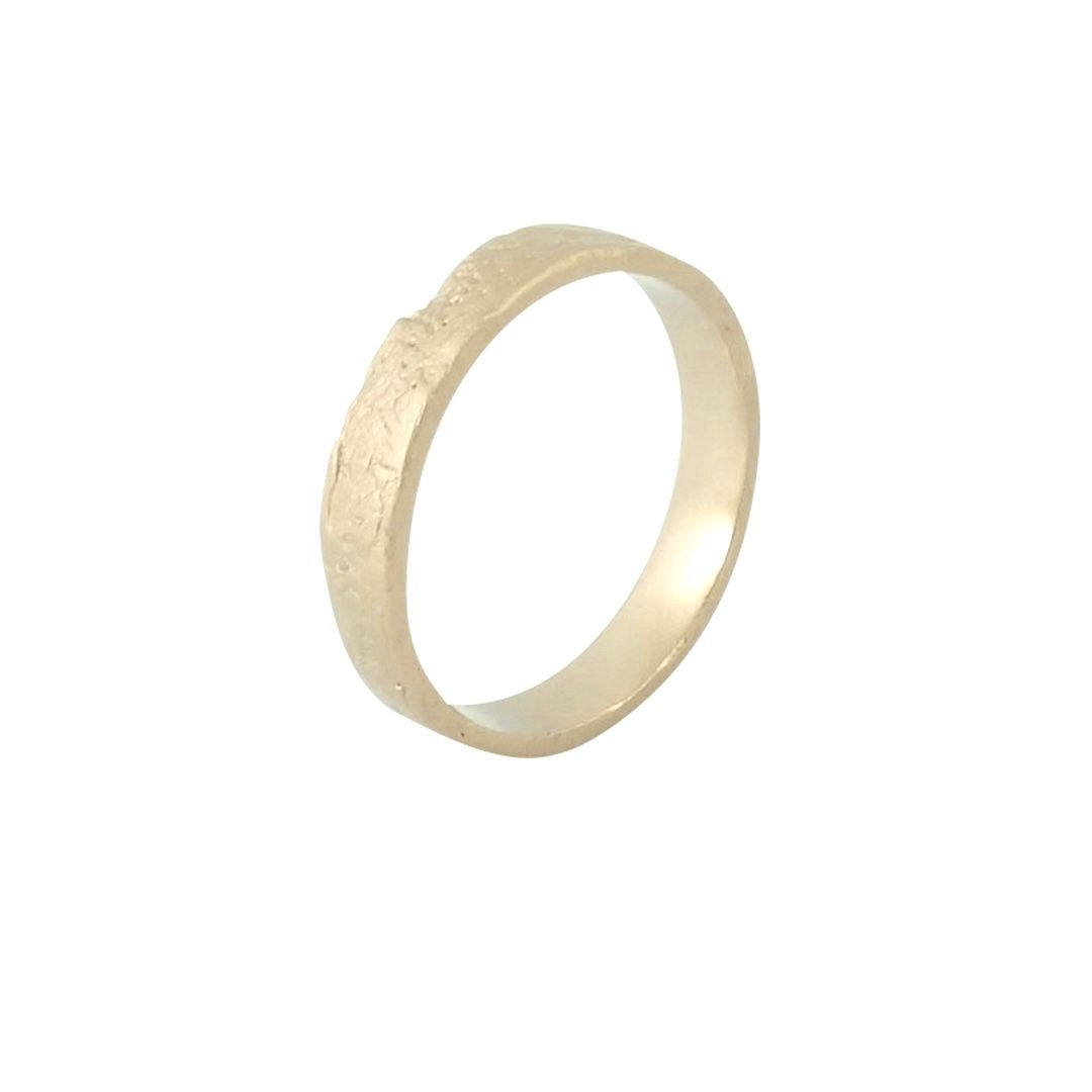 Misty Forest "Jules" Mens Ring - Förgyllt med 14K Guld