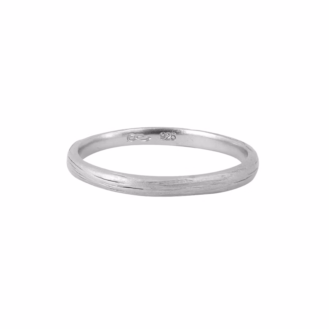 Misty Forest "Mars" Mens Ring - Silver