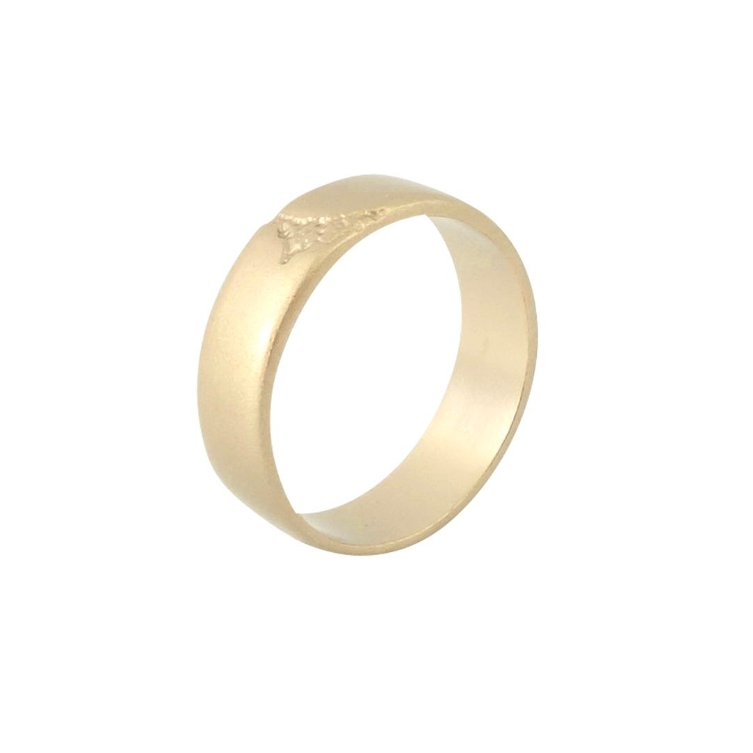 Misty Forest Mens World Ring - 18K Natural White Gold