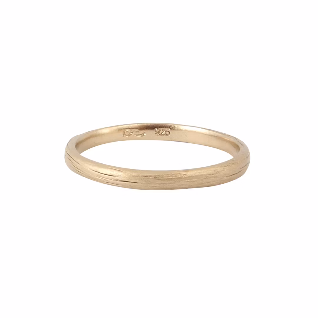 Misty Forest Mars Mens Ring - 18K Natural White Gold