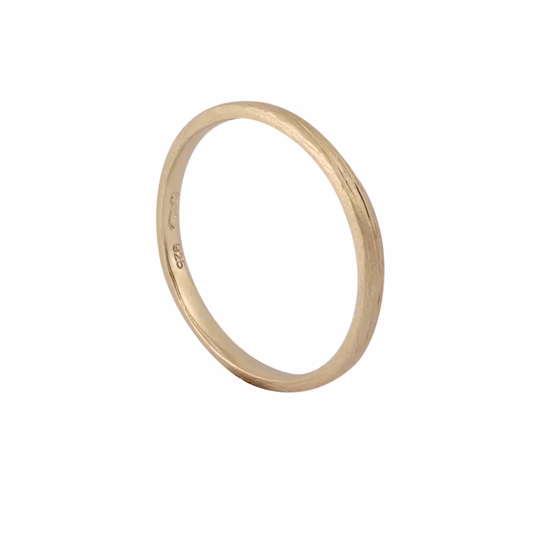 Misty Forest Mars Mens Ring - 18K Natural White Gold