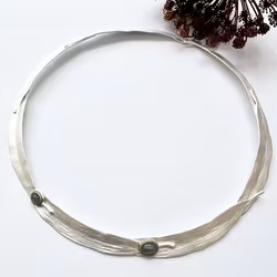 Necklace Kos Olive - Silver
