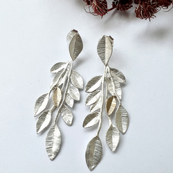 Örhängen Olive Branch - Silver