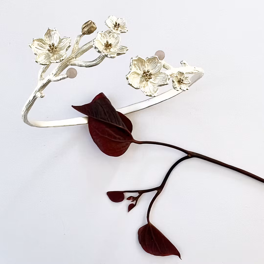 Armband Jindai Sakura - Silver