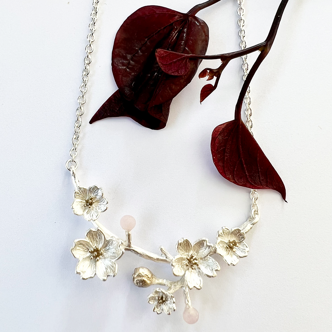 Halsband Seki Sakura - Silver