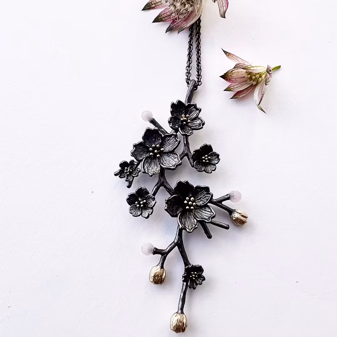 Halsband Kyoto Sakura - Brons/Guld