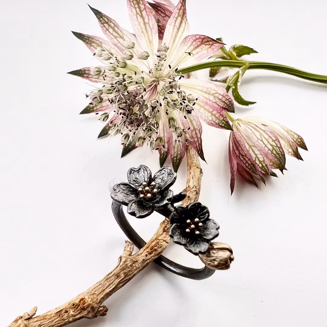 Ring Haiku's Sakura - Bronze/Gold