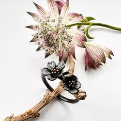 Ring Haikus Sakura - Brons/Guld