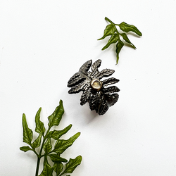 Ring Maidenhair Fern - Brons/Guld