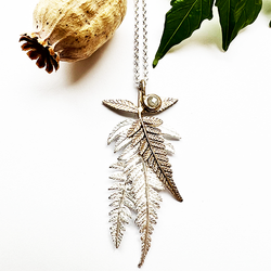 Halsband Woodisa Fern - Silver