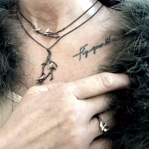 Ring Harmony Swallow - Brons/Guld