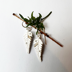Örhängen Royal Fern - Silver