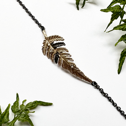 Armband Water Clover Fern - Brons/Guld