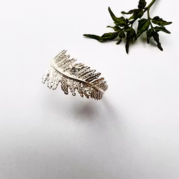 Ring Cinnamon Fern - Silver