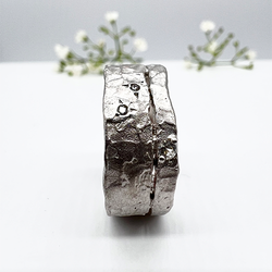 Misty Forest "Horizon" Ring - 18K Vitguld med Rhodium