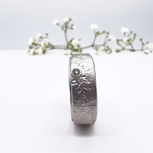 Misty Forest Azure Ring - 18K White Gold with Rhodium