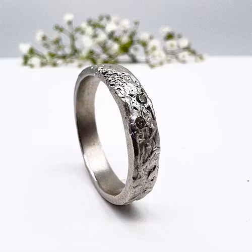 Misty Forest "Twinkle" Ring - 18K Vitguld med Rhodium