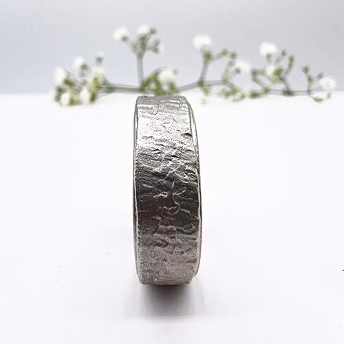 Misty Forest Urbane Mens Ring - 18K White Gold with Rhodium