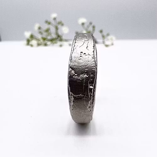 Misty Forest "Natural" Mens Ring - 18K Vitguld med Rhodium