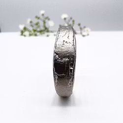 Misty Forest "Natural" Mens Ring - 18K Vitguld med Rhodium
