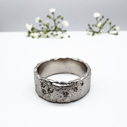 Misty Forest "Starshine" Ring - 18K Vitguld med Rhodium