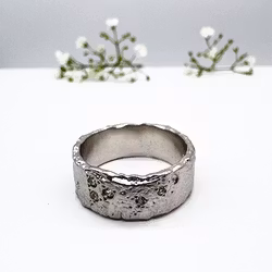 Misty Forest "Starshine" Ring - 18K Vitguld med Rhodium