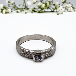 Misty Forest "Éclat" Ring - 18K Vitguld med Rhodium