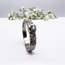 Misty Forest "Éclat" Ring - 18K Vitguld med Rhodium