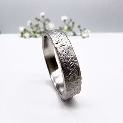Misty Forest Jules Mens Ring- Silver