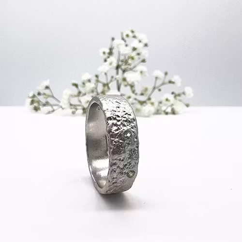 Misty Forest "Fields" Ring - Silver