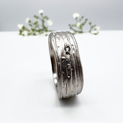 Misty Forest "Two Stars" Ring - Silver