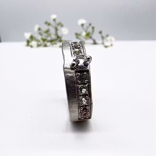 Misty Forest "Shadow" Ring - Silver