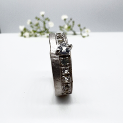 Misty Forest "Shadow" Ring - Silver