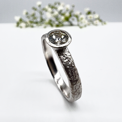 Misty Forest "Teardrop" Ring - Silver