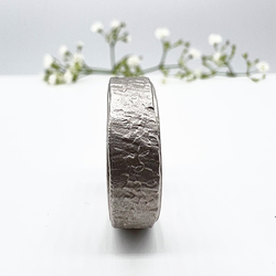 Misty Forest "Urbane" Mens Ring - Silver
