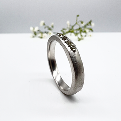Misty Forest "Water" Ring - Silver