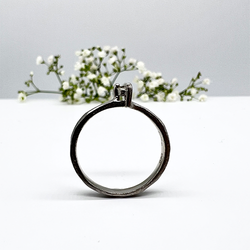Misty Forest "Twig" Ring - Silver