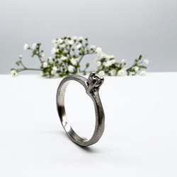 Misty Forest "Twig" Ring - Silver