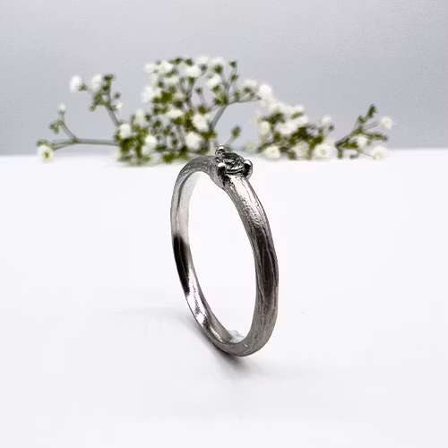 Misty Forest Idyllic Ring- silver