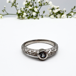 Misty Forest "Mizzle" Ring - 18K Vitguld med Rhodium